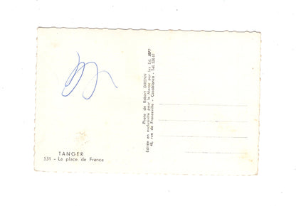 Ansichtskarte Tanger / La place de France / Marokko