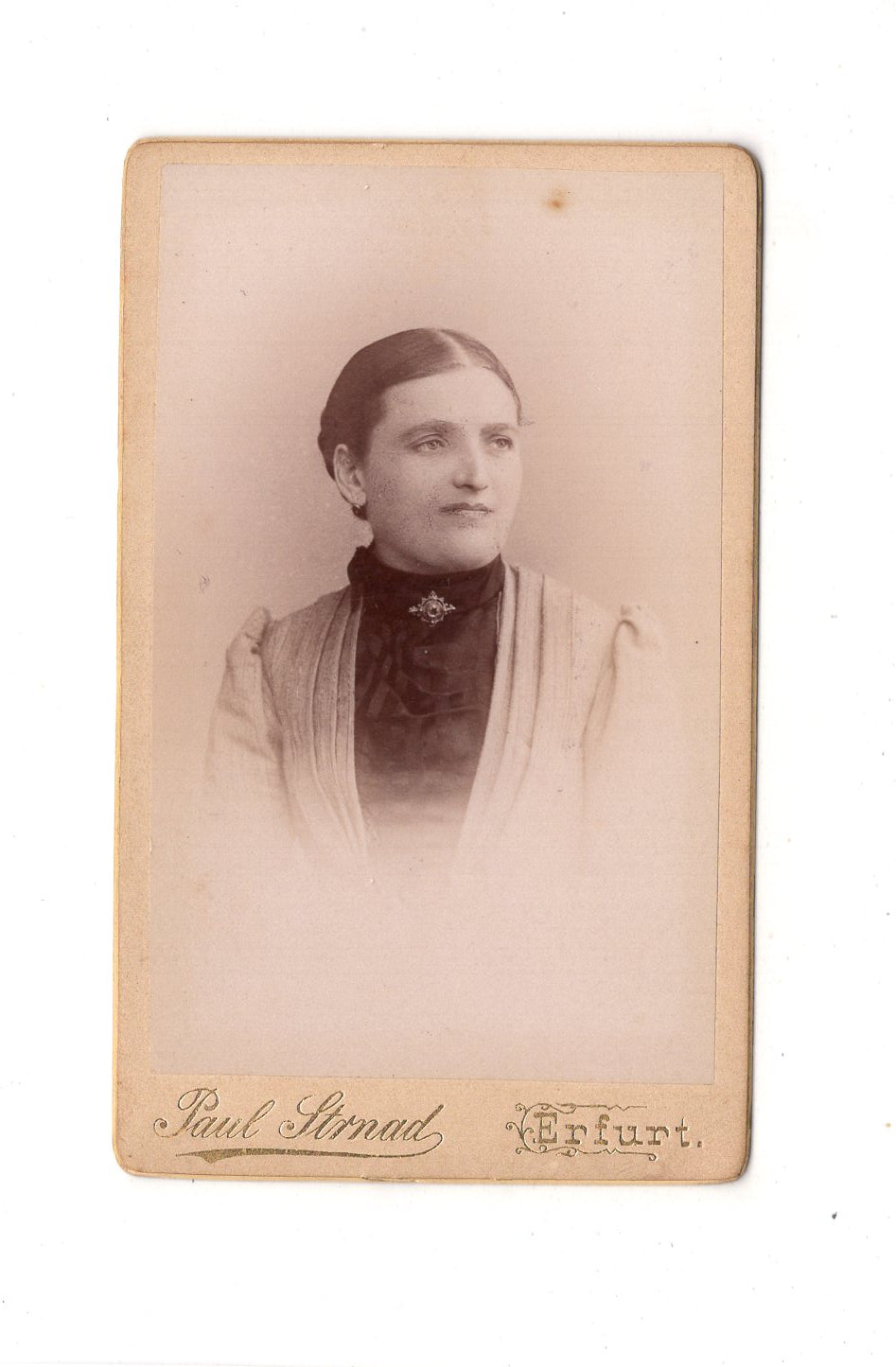 Fotografie Damenportrait - Erfurt 1880er / CDV C1-15