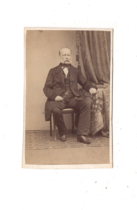 Fotografie Feiner Herr - unbekannter Ort 1860er