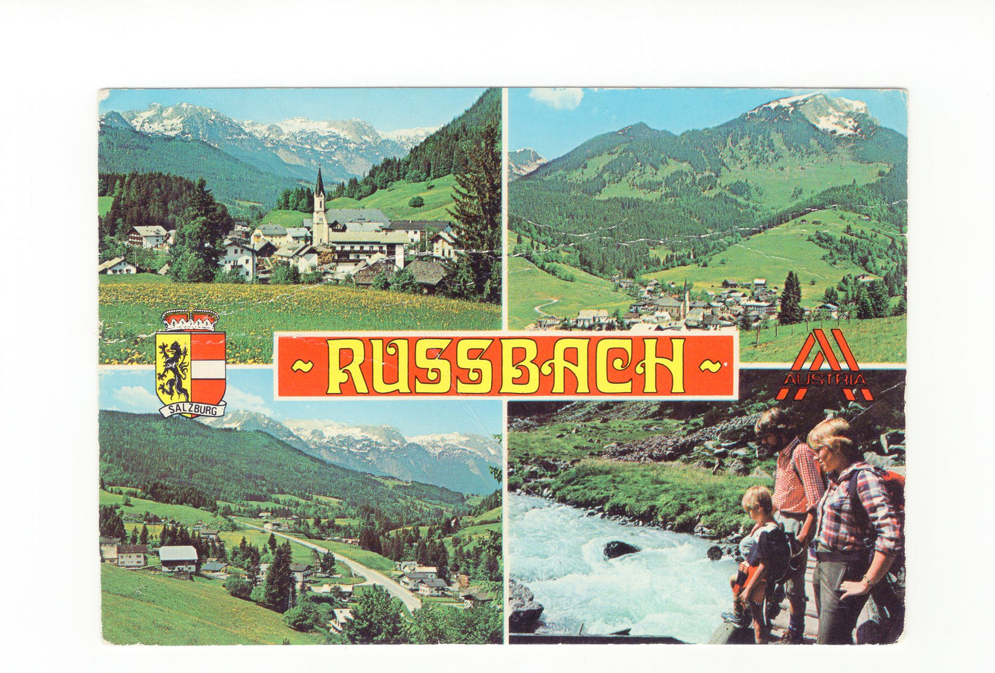Ansichtskarte Russbach / Salzburger Land / Österreich