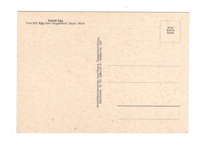 Ansichtskarte Schloss Egg / Bayerischer Wald / K1-51