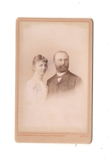 Fotografie Feines Paar - Berlin 1890 / CDV L1-36