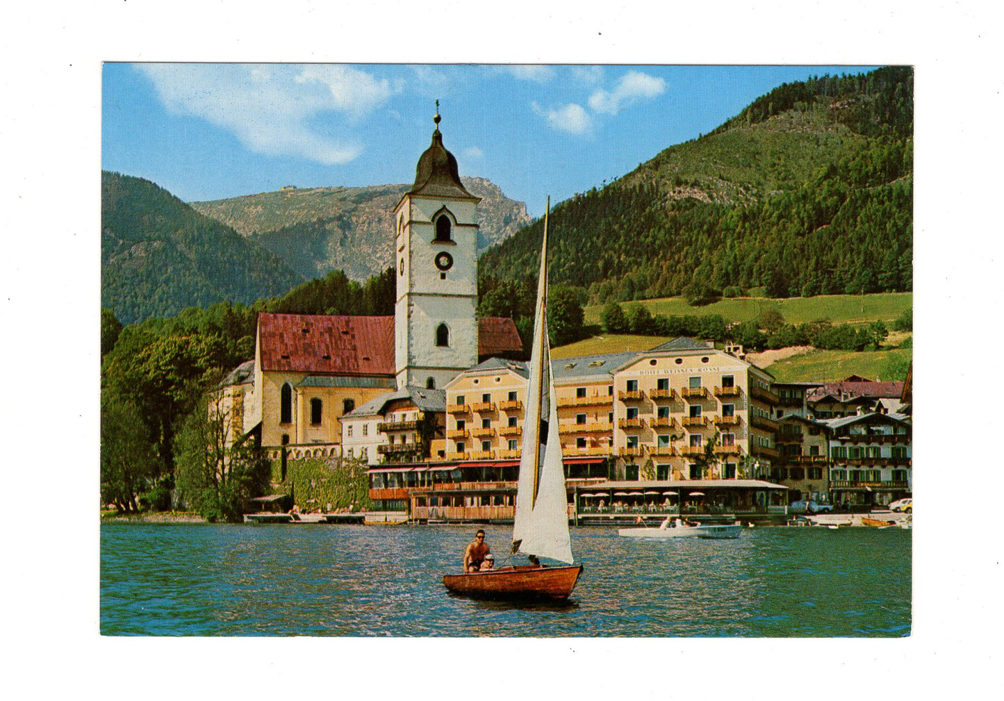 Ansichtskarte St. Wolfgang am See / Weißes Rössl / Salzkammergut / Österreich