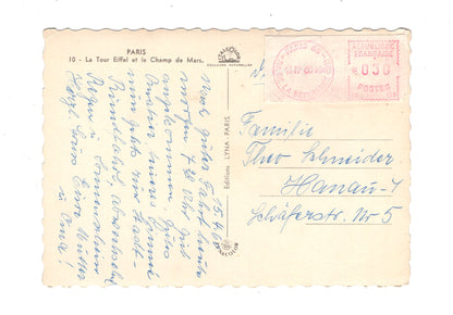 Ansichtskarte Paris / La Tour Eiffel / Frankreich