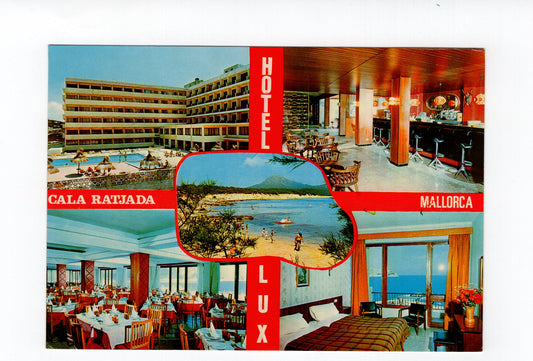 Ansichtskarte Mallorca / Cala Ratjada / Hotel Lux / Spanien
