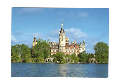 Ansichtskarte Schwerin / Schweriner See und Schloss