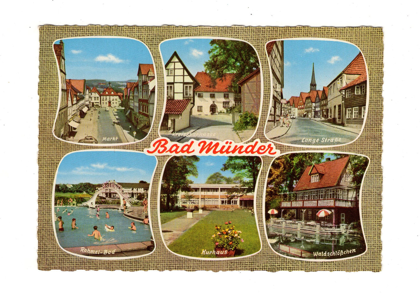 Ansichtskarte Bad Münder am Deister / Kurhaus +++