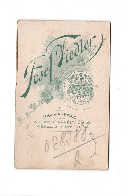 Fotografie Damenportrait - Praha Prag 1890er / CDV C1-15