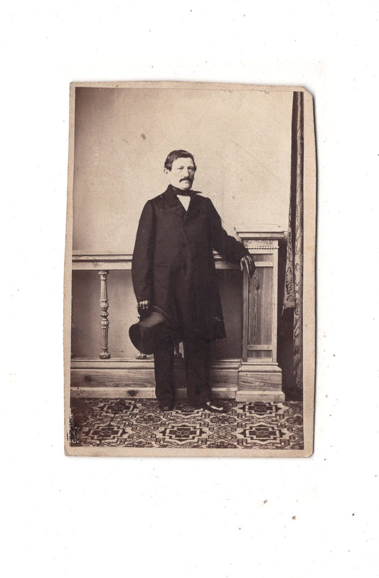 Fotografie Feiner Herr / benannt - unbekannter Ort um 1860