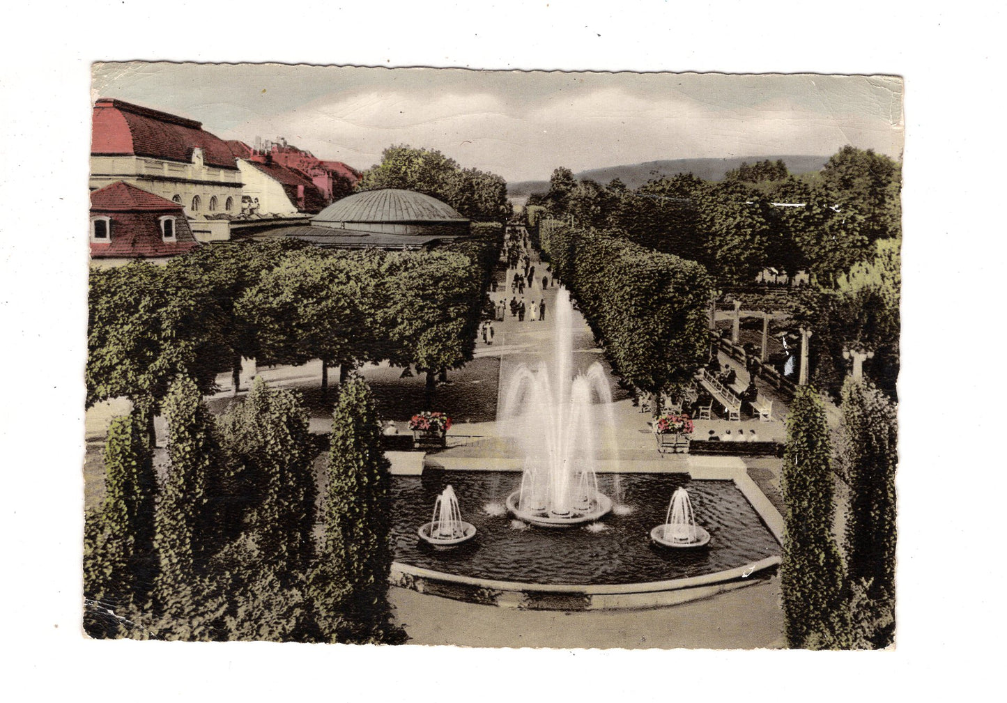 Ansichtskarte Bad Salzuflen / Kurhaus mit Promenade / J1-59