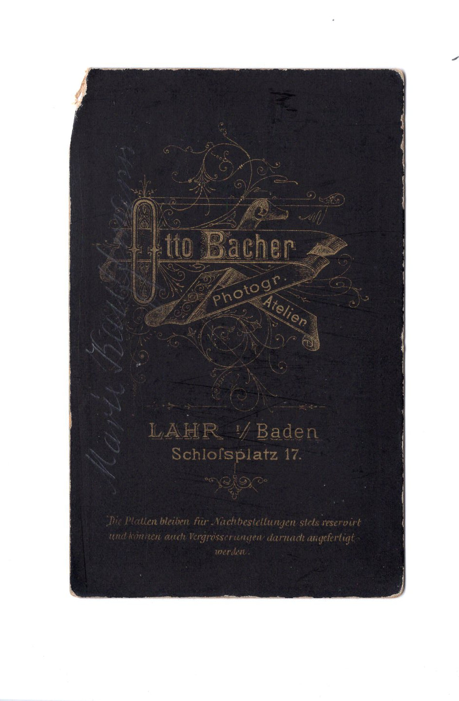 Fotografie Feine Dame / Marie Kauffmann - Lahr in Baden 1870er