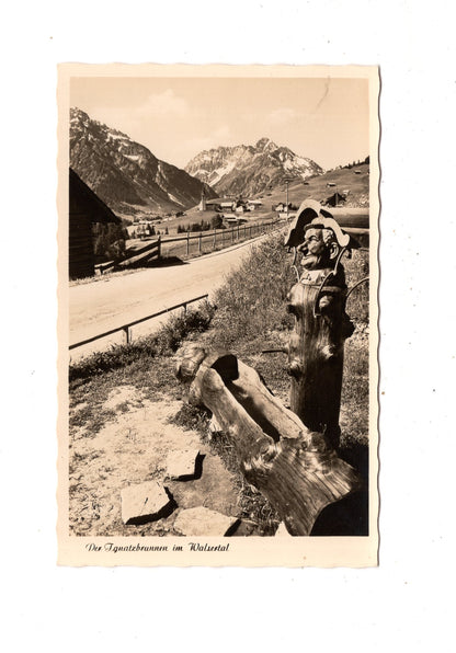 Ansichtskarte Ignatzbrunnen im Walsertal / Österreich