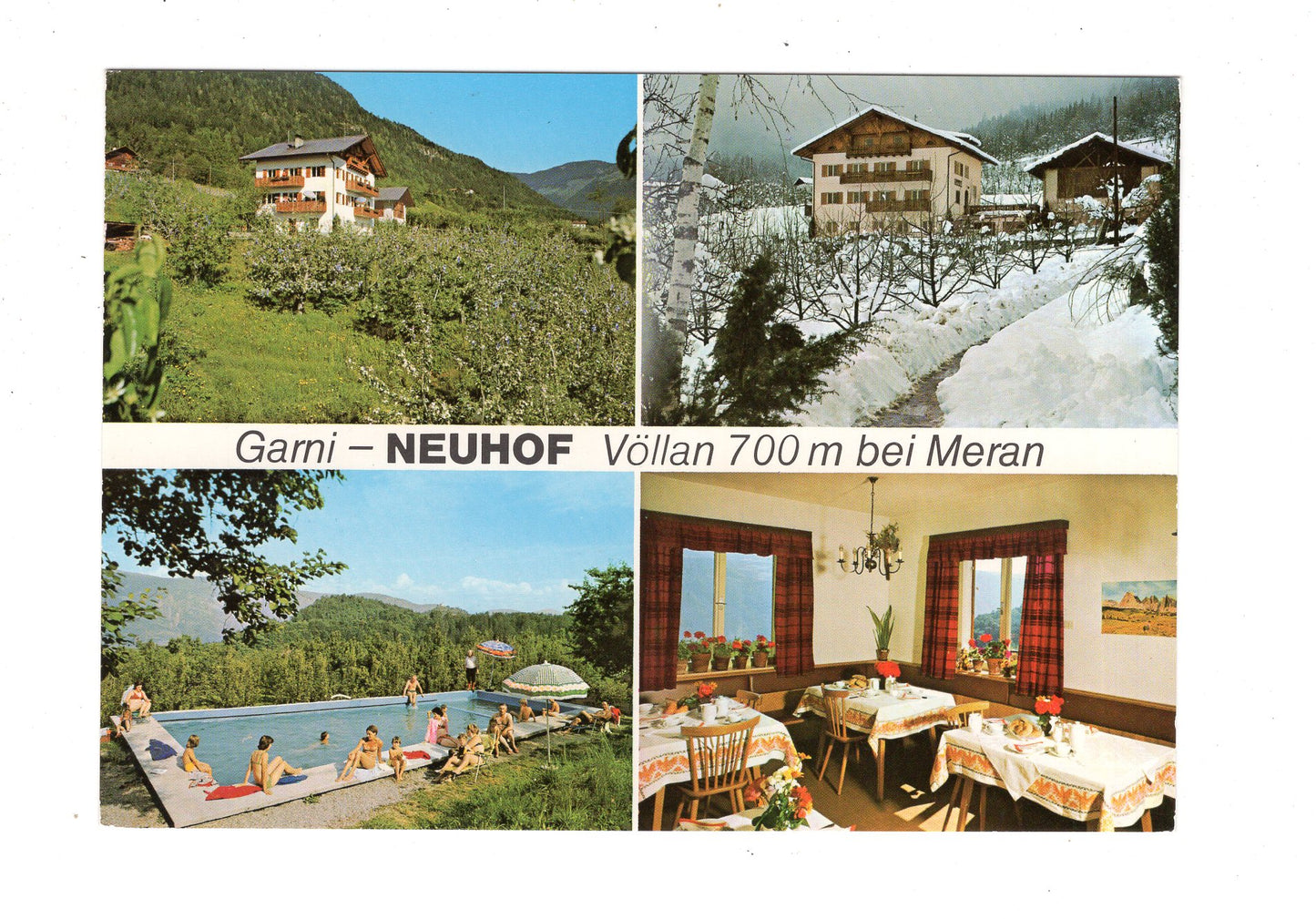 Ansichtskarte Garni - Neuhof / Völlan bei Meran / Italien / N1-58
