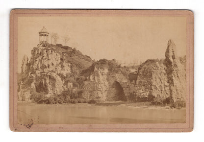 Fotografie Paris / Les Buttes Chaumont / Frankreich - um 1880 / CAB V-22