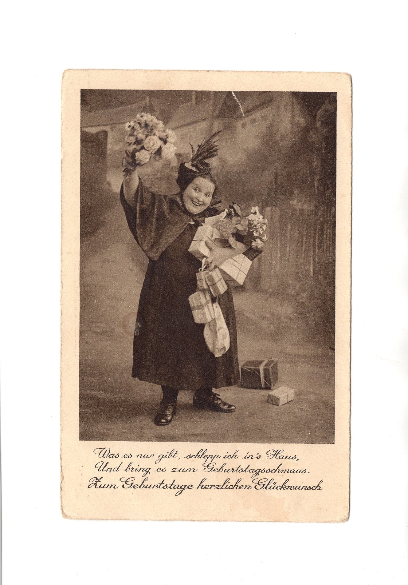 Ansichtskarte Feiertage / Glückwunsch zum Geburtstag