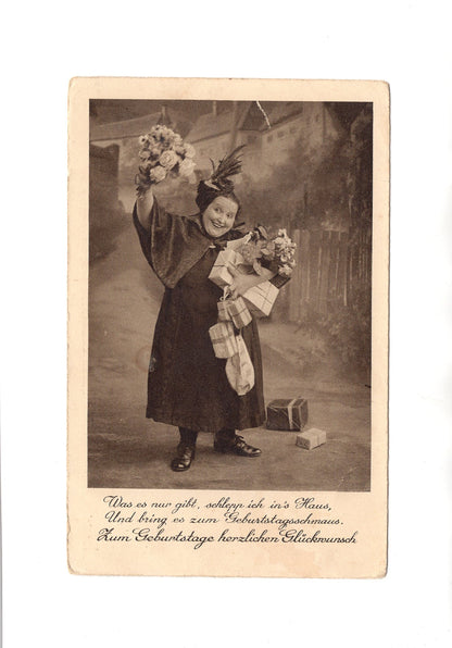 Ansichtskarte Feiertage / Glückwunsch zum Geburtstag