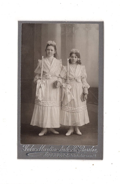 Fotografie Feine junge Mädchen - Augsburg 1900er