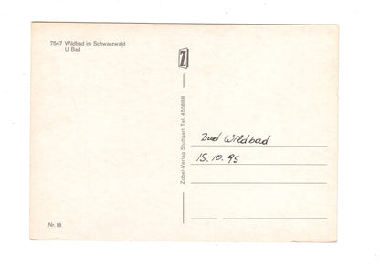 Ansichtskarte Wildbad im Schwarzwald / U Bad / G1-68