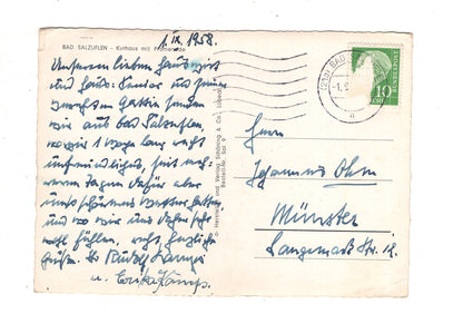 Ansichtskarte Bad Salzuflen / Kurhaus mit Promenade / J1-59