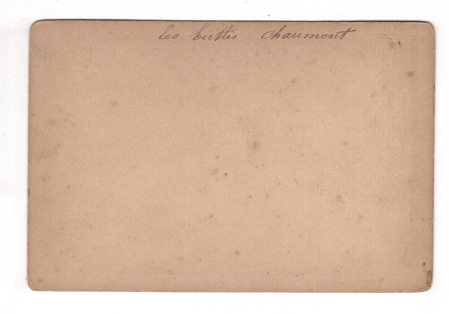 Fotografie Paris / Les Buttes Chaumont / Frankreich - um 1880 / CAB V-22