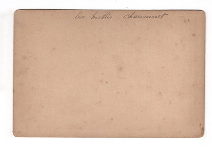 Fotografie Paris / Les Buttes Chaumont / Frankreich - um 1880 / CAB V-22