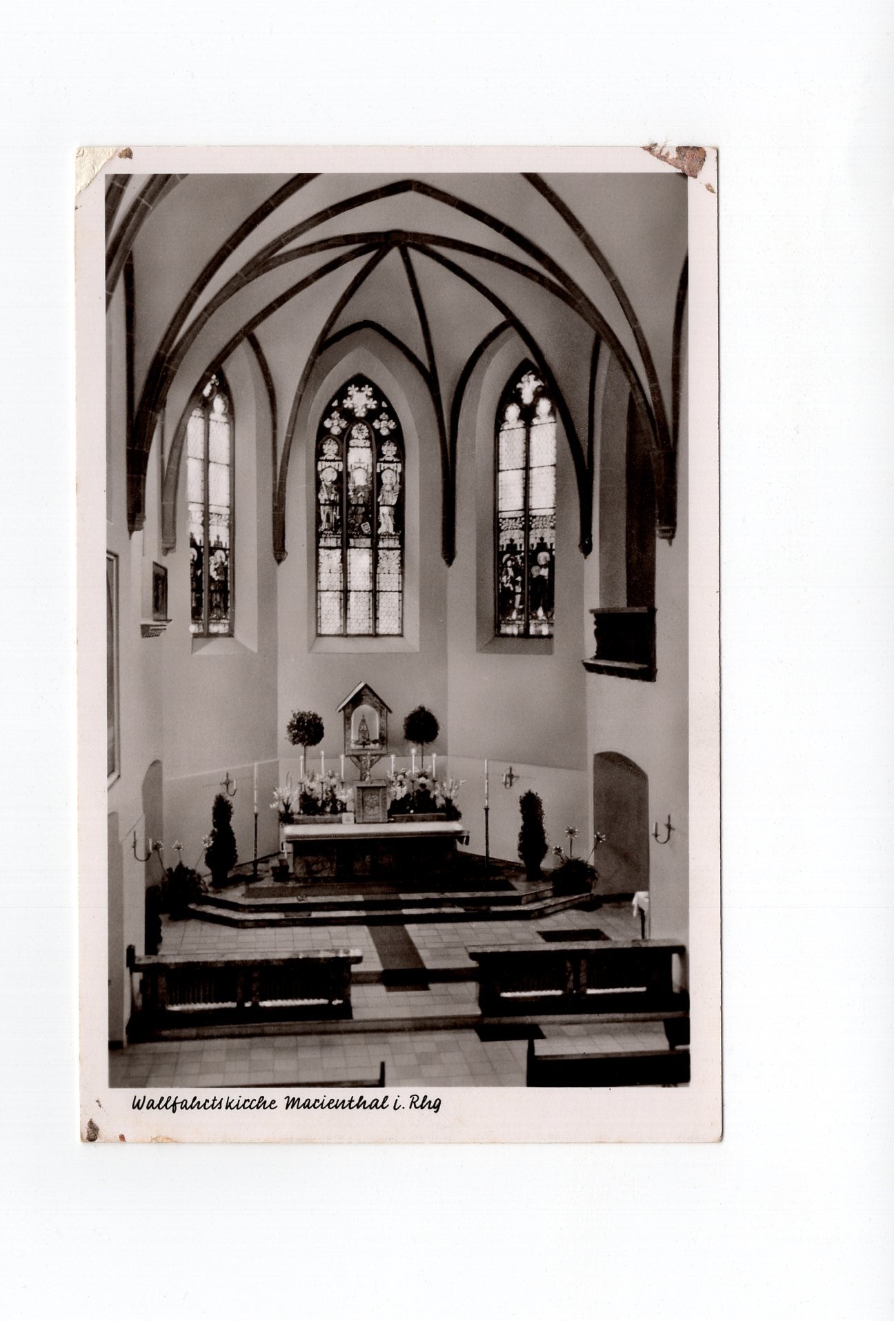 Ansichtskarte Wallfahrtskirche Marienthal im Rheingau