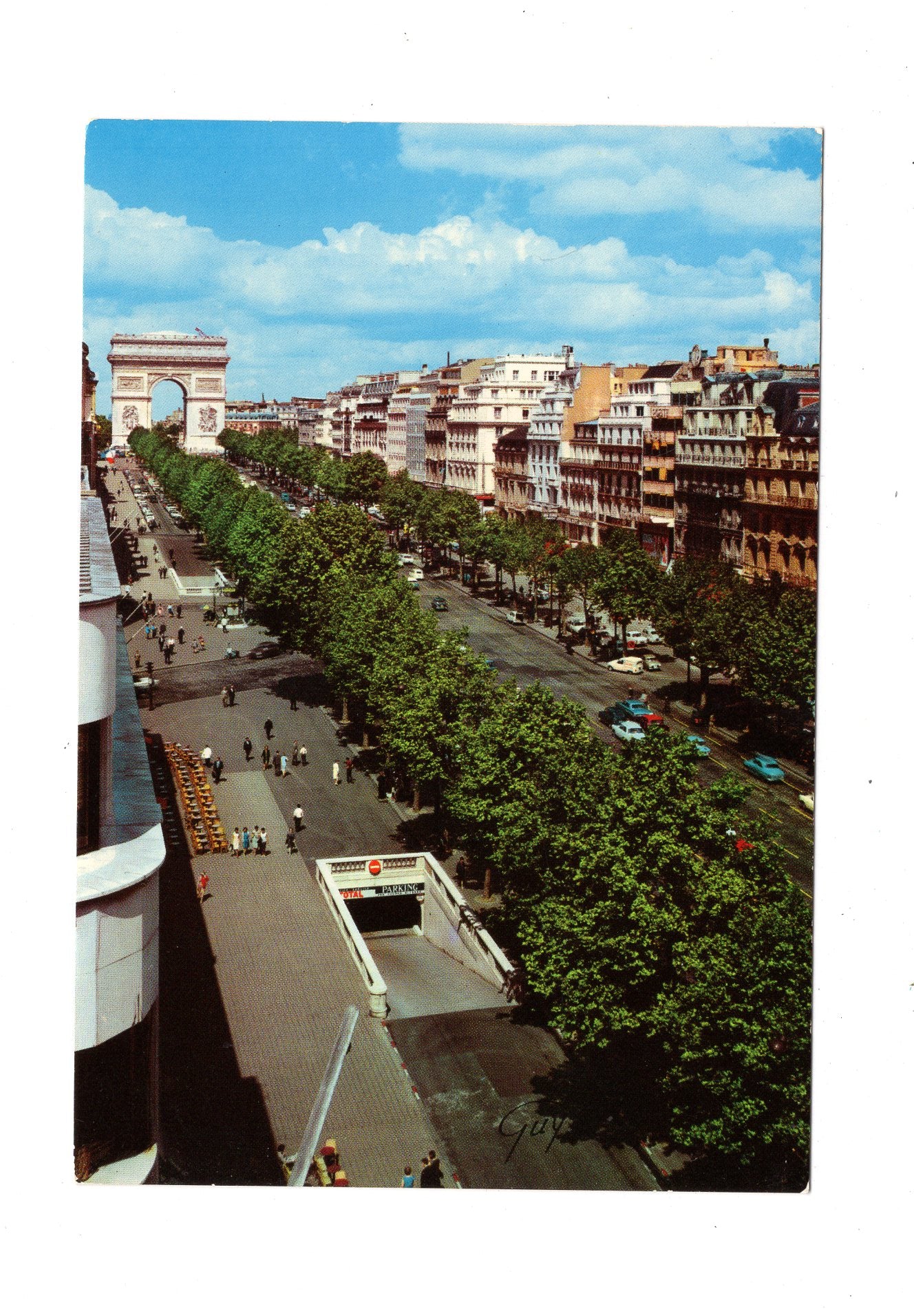 Ansichtskarte Paris / L´Avenue des Champs-Elysees / Frankreich
