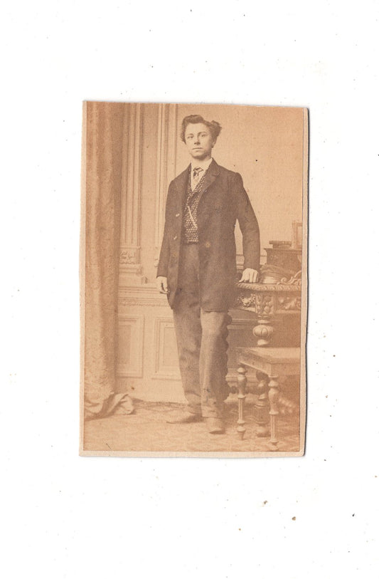 Fotografie Feiner Herr - unbekannter Ort 1860er