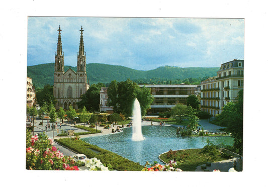 Ansichtskarte Baden-Baden / Augustaplatz +++