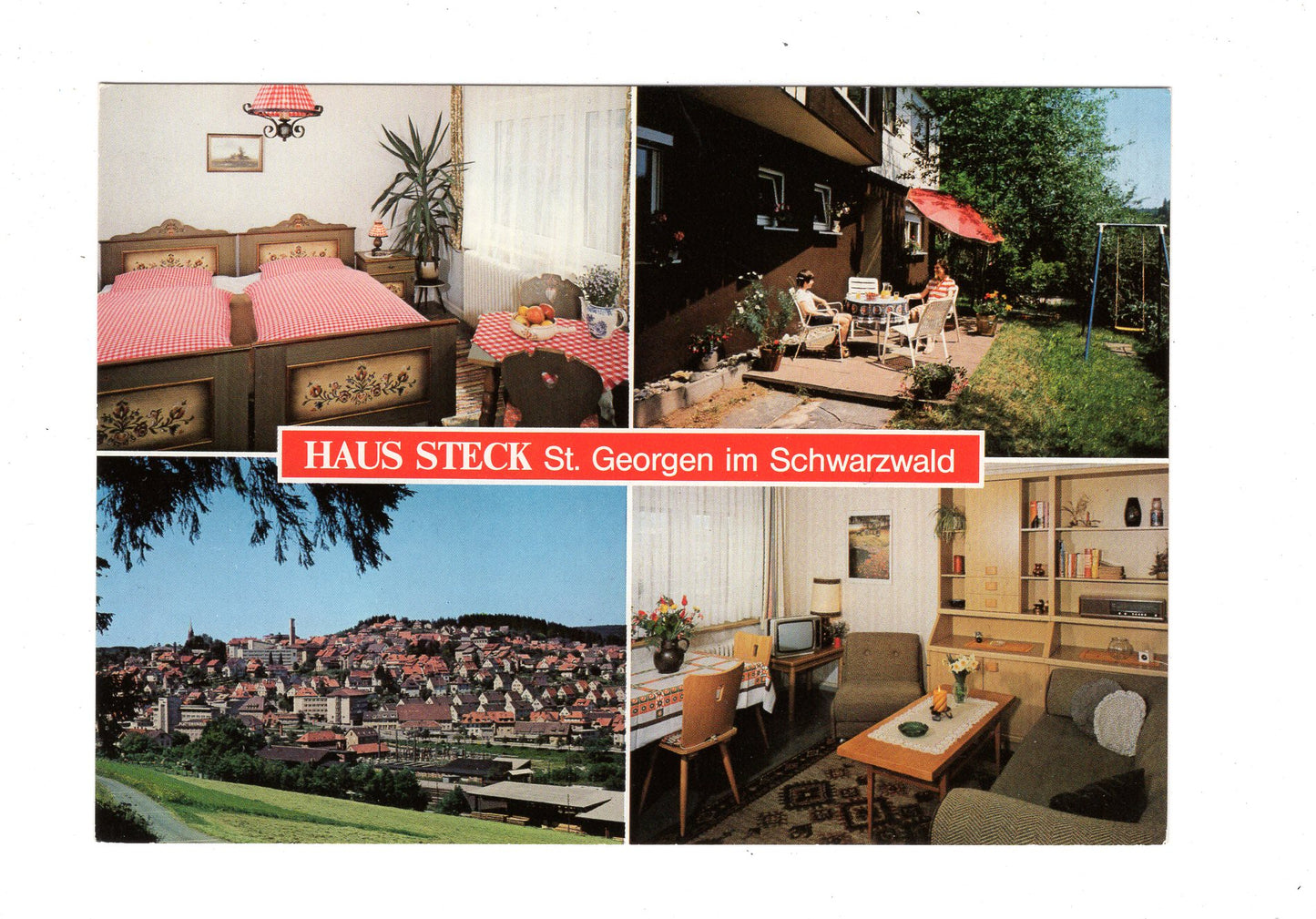 Ansichtskarte Haus Steck / St. Georgen im Schwarzwald / G1-68