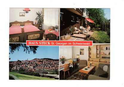 Ansichtskarte Haus Steck / St. Georgen im Schwarzwald / G1-68