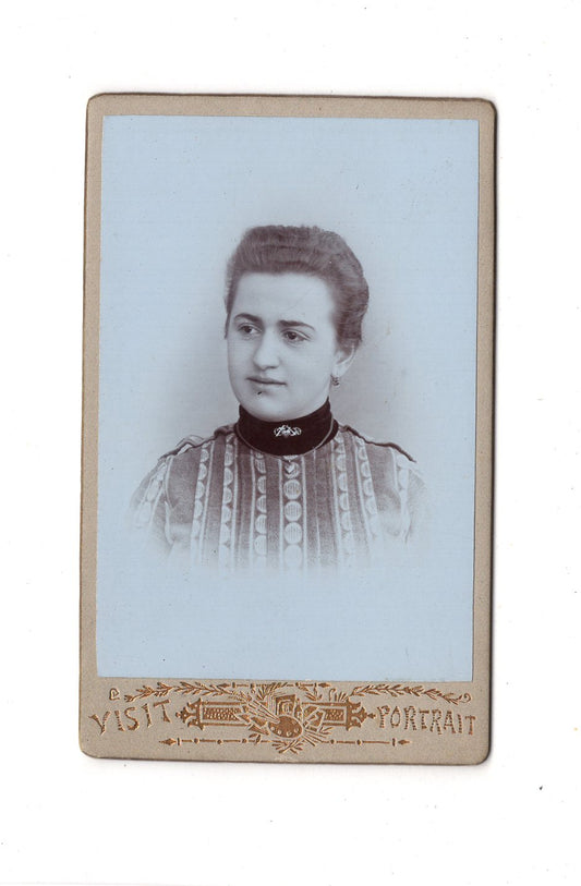 Fotografie Damenportrait - Loosdorf an der Westbahn 1900er / CDV C1-15
