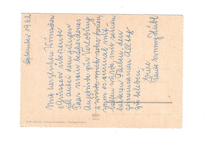 Ansichtskarte Karlsruhe / Schwarzwaldhalle / Stadtgartensee