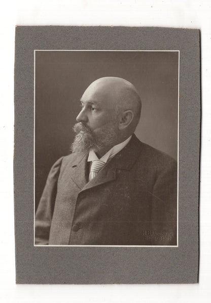 Fotografie Feiner Herr mit Schmiss - Stuttgart 1907