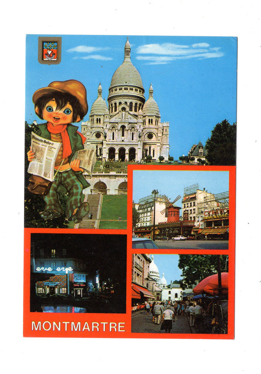 Ansichtskarte Paris / Montmartre / Frankreich