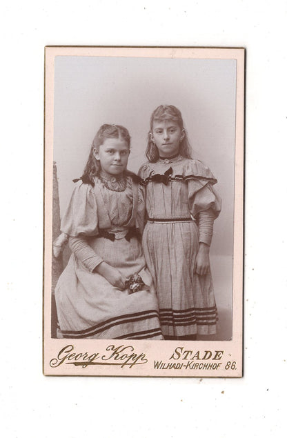 Fotografie Feine junge Mädchen - Stade 1890er