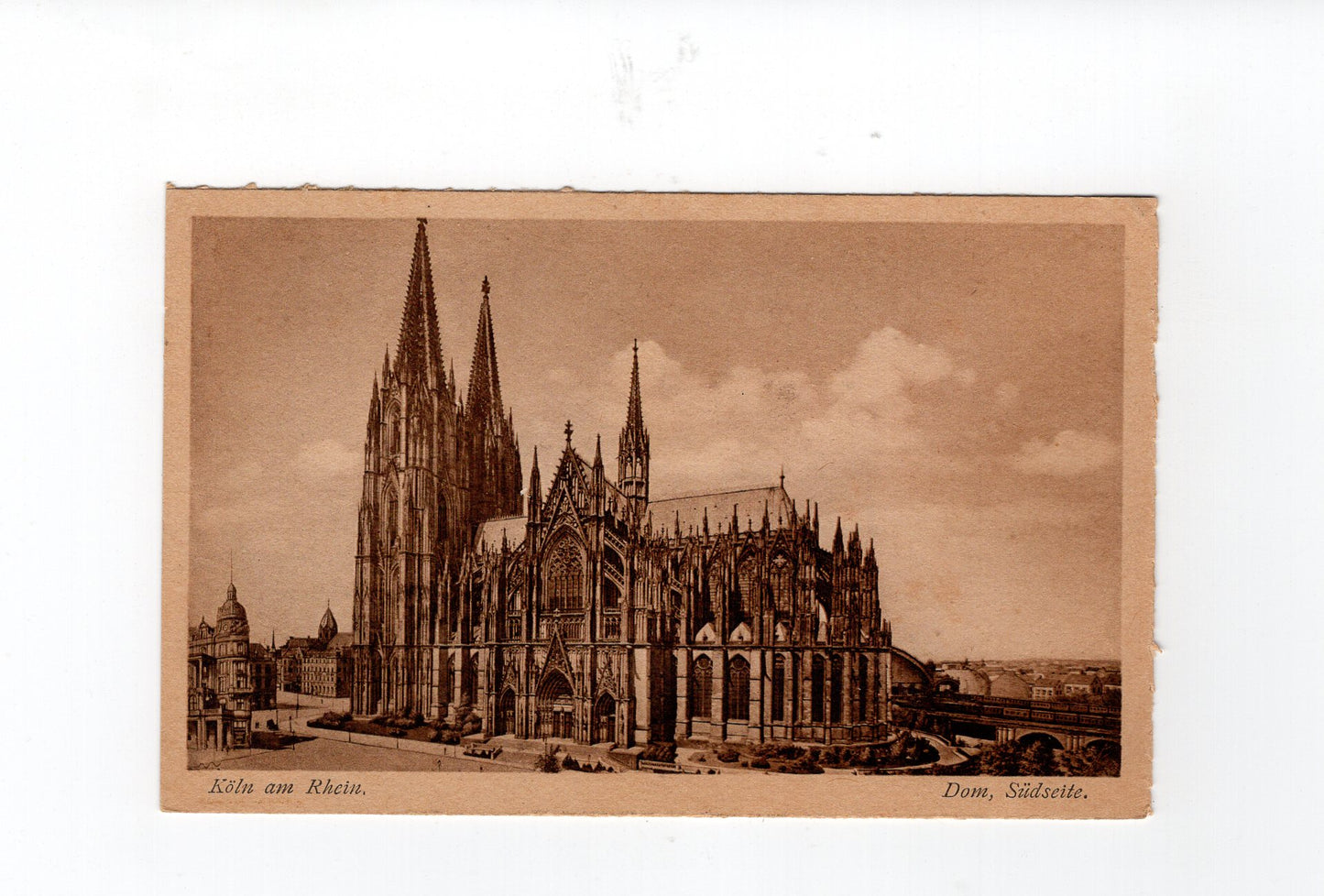 Ansichtskarte Köln am Rhein / Dom / Südseite