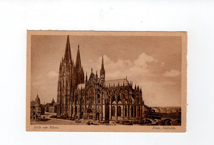 Ansichtskarte Köln am Rhein / Dom / Südseite