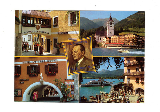 Ansichtskarte St. Wolfgang am See / Weißes Rössl / Salzkammergut / Österreich