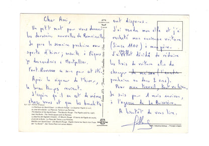 Ansichtskarte Paris / Montmartre / Frankreich