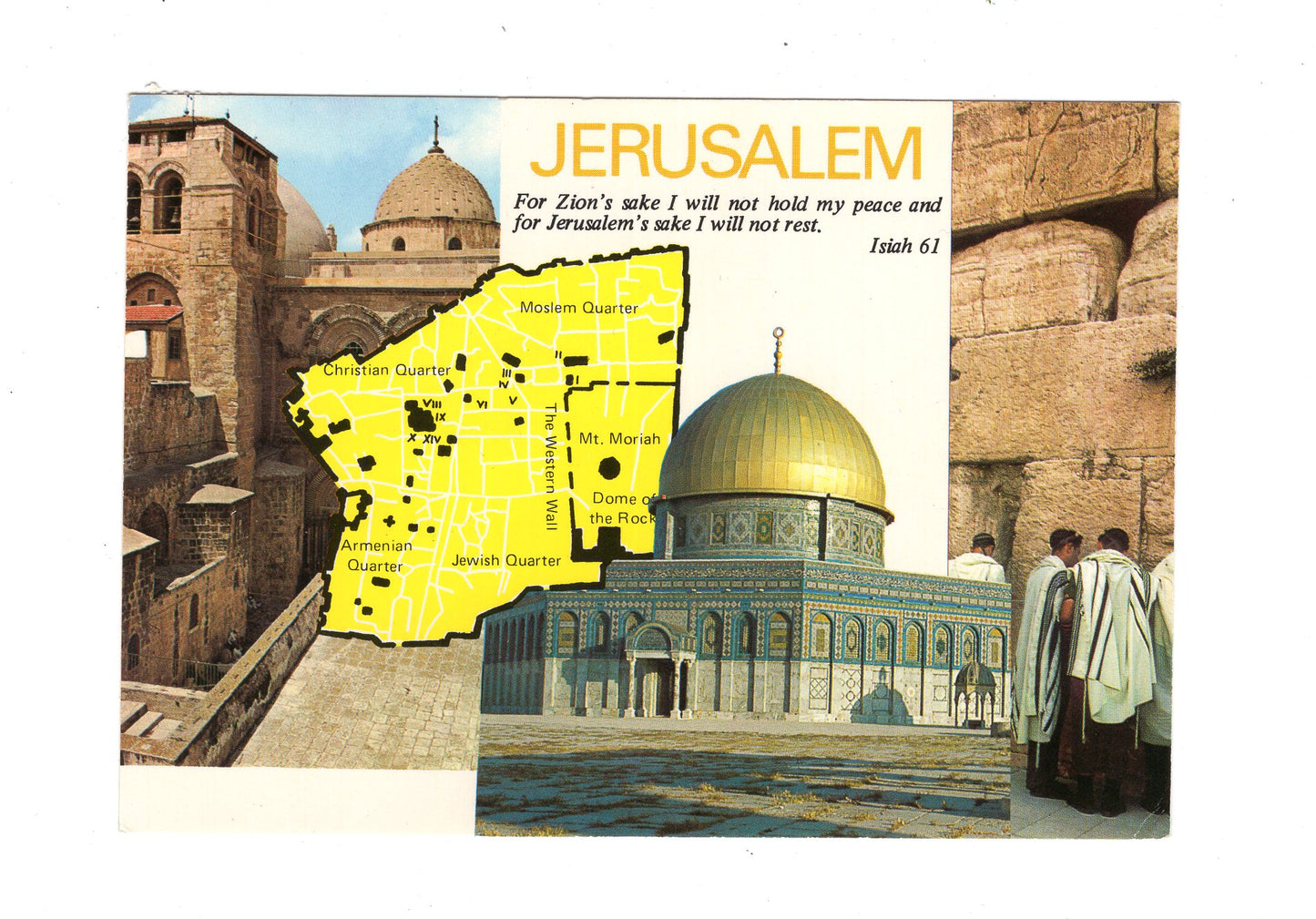 Ansichtskarte Jerusalem / Israel