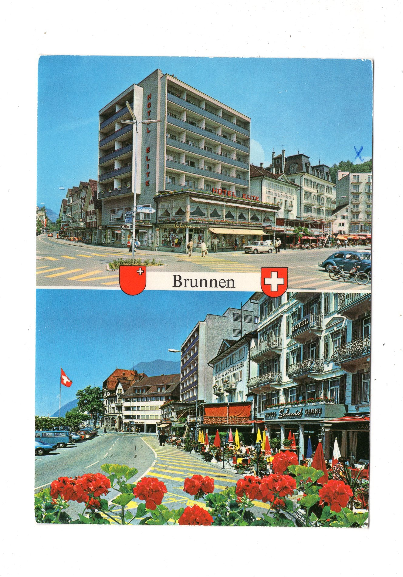 Ansichtskarte Brunnen am Vierwaldstättersee / Schweiz