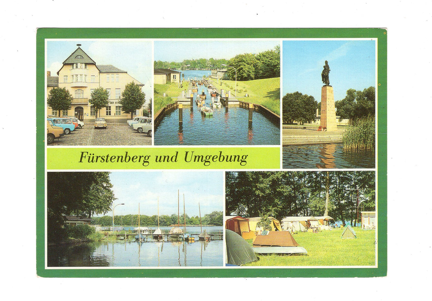Ansichtskarte Fürstenberg und Umgebung