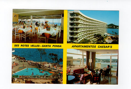 Ansichtskarte Mallorca / Ses Rotes Velles - Santa Ponsa / Apartamentos Caesar´s / Spanien
