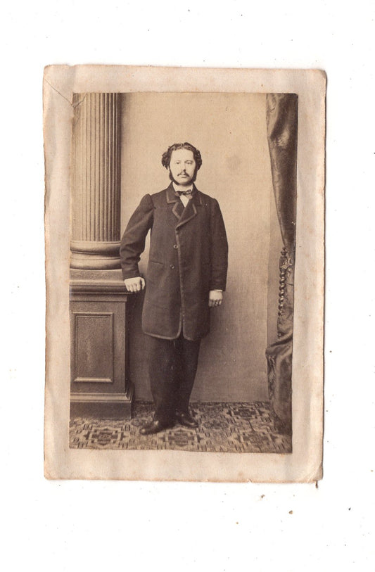 Fotografie Feiner Herr - unbekannter Ort um 1860