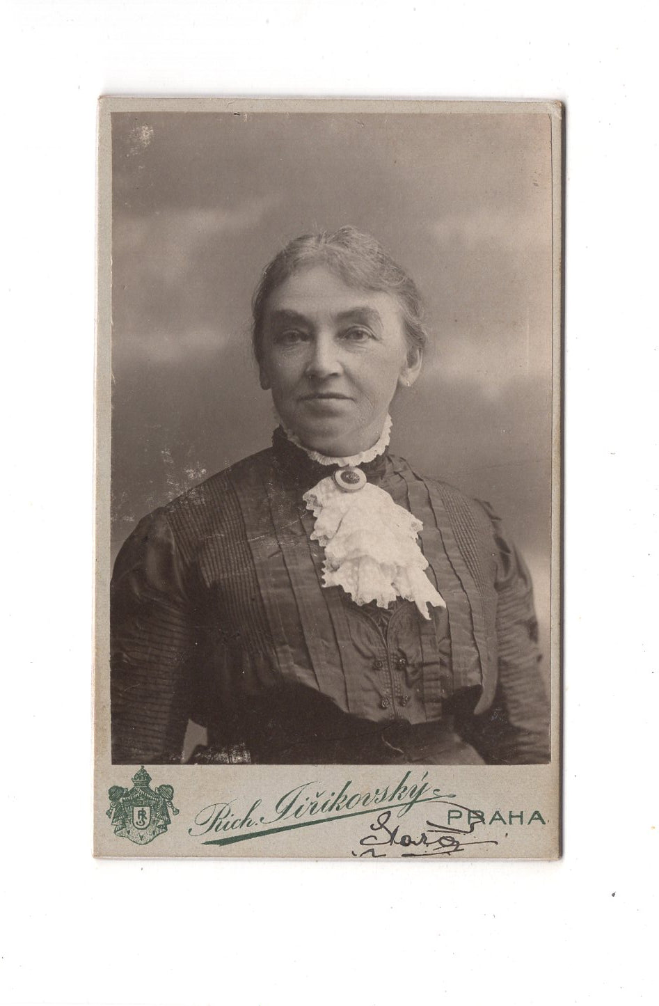 Fotografie Damenportrait - Praha Prag 1900er / CDV C1-15