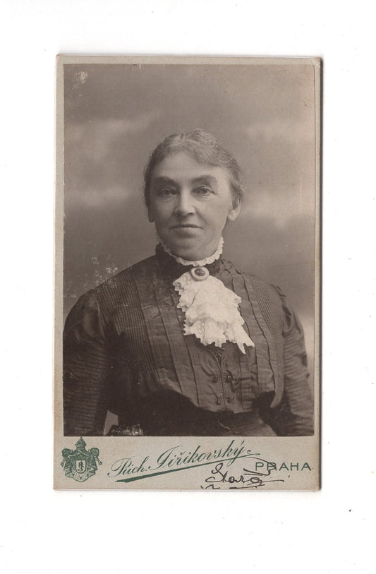 Fotografie Damenportrait - Praha Prag 1900er / CDV C1-15