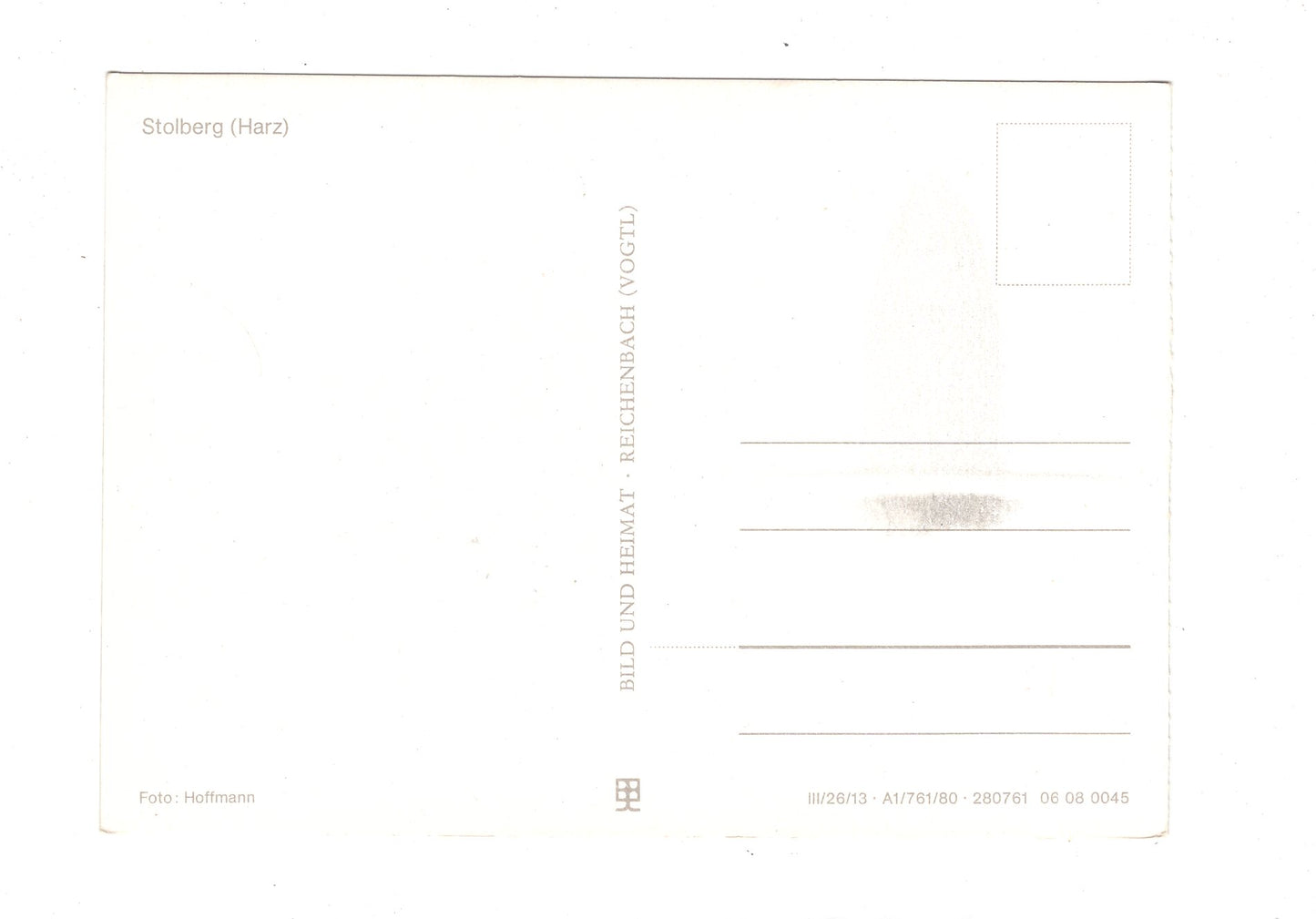 Ansichtskarte Stolberg / Harz / G1-52