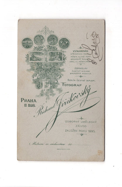Fotografie Damenportrait - Praha Prag 1900er / CDV C1-15