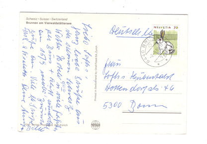 Ansichtskarte Brunnen am Vierwaldstättersee / Schweiz